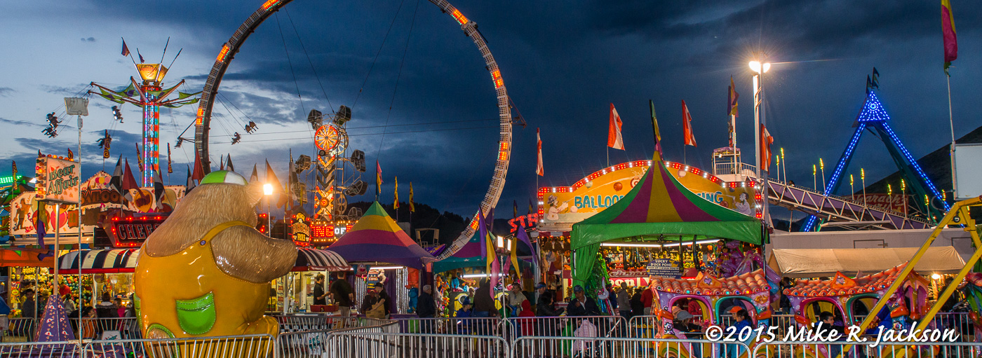 carnival rides at a fair