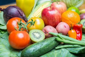 a variety of fruit and veggies can help reduce high blood pressure