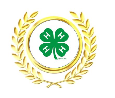 4-H clover in gold seal