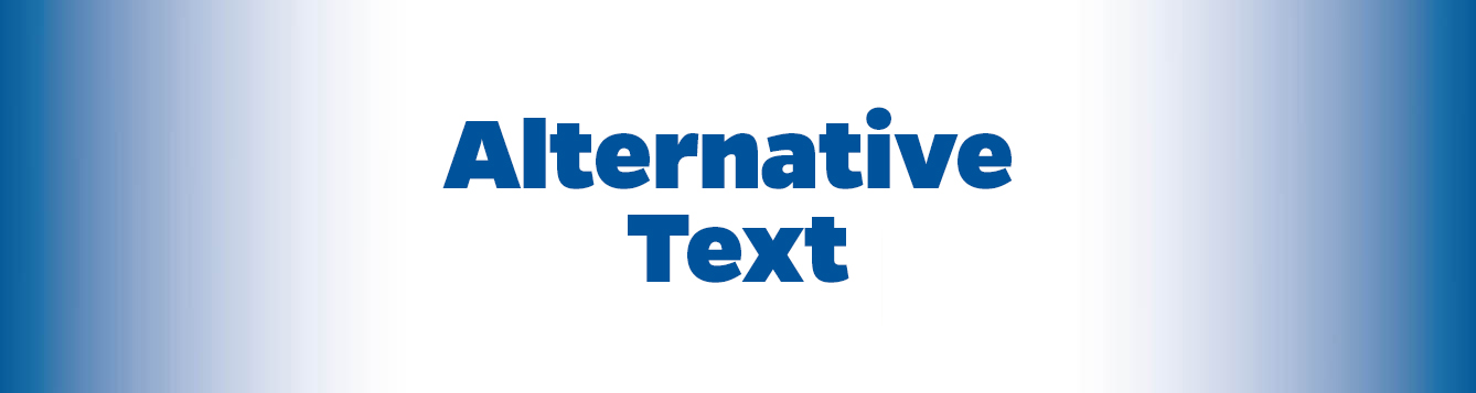 Blog header that reads Alternative Text
