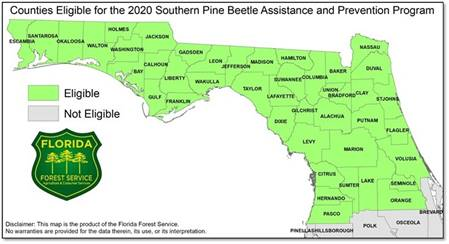 Pine Beetle Assistance Map