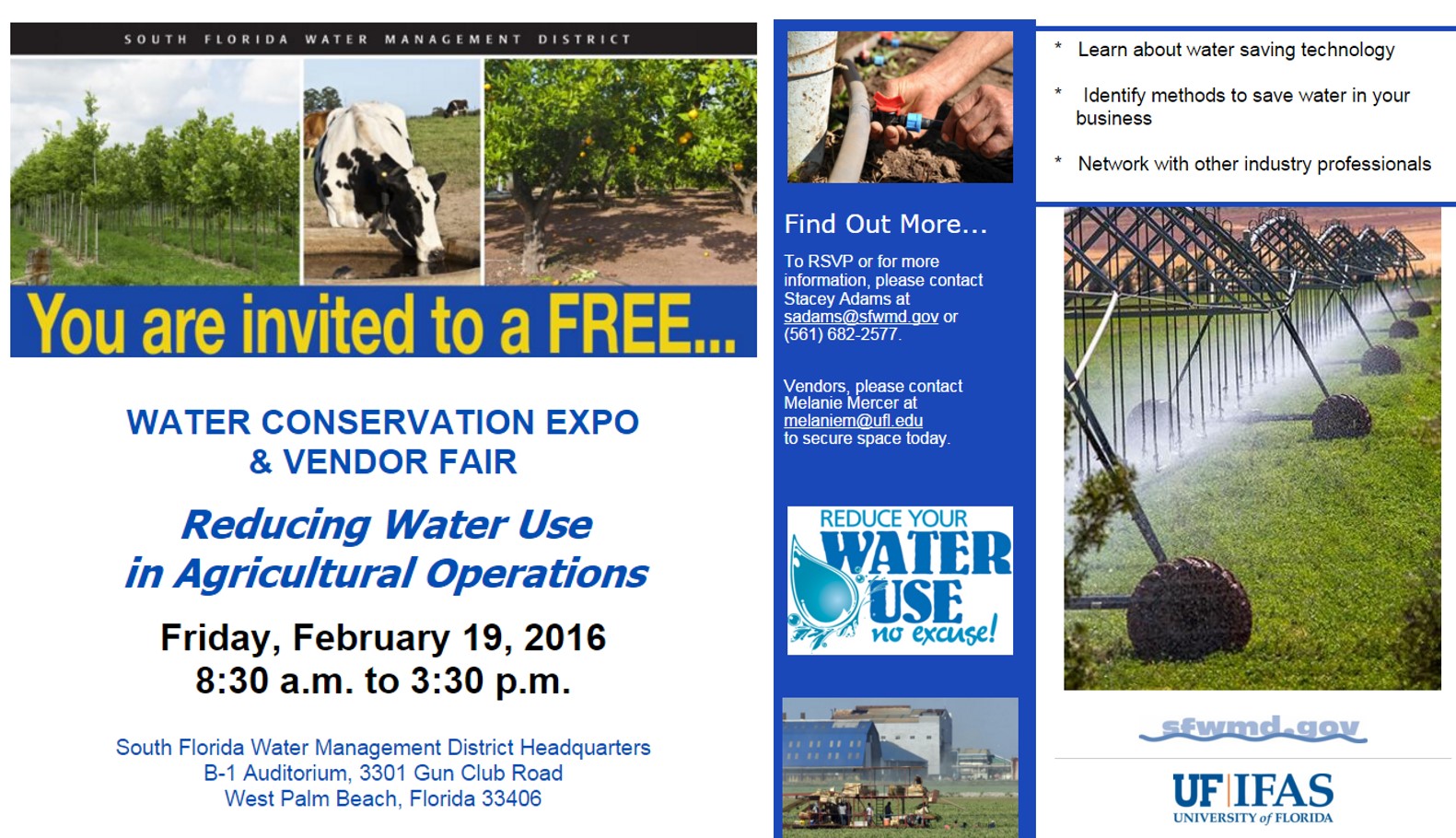 SFWMD Free agricultural water conservation