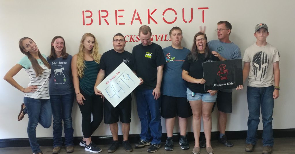 Successfully broke out of the escape room at our end of the year retreat