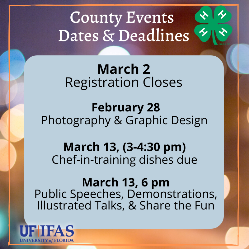 County Events 2020 UF/IFAS Extension Nassau County