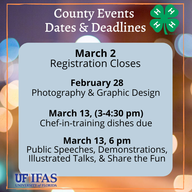 County Events 2020 UF IFAS Extension Nassau County