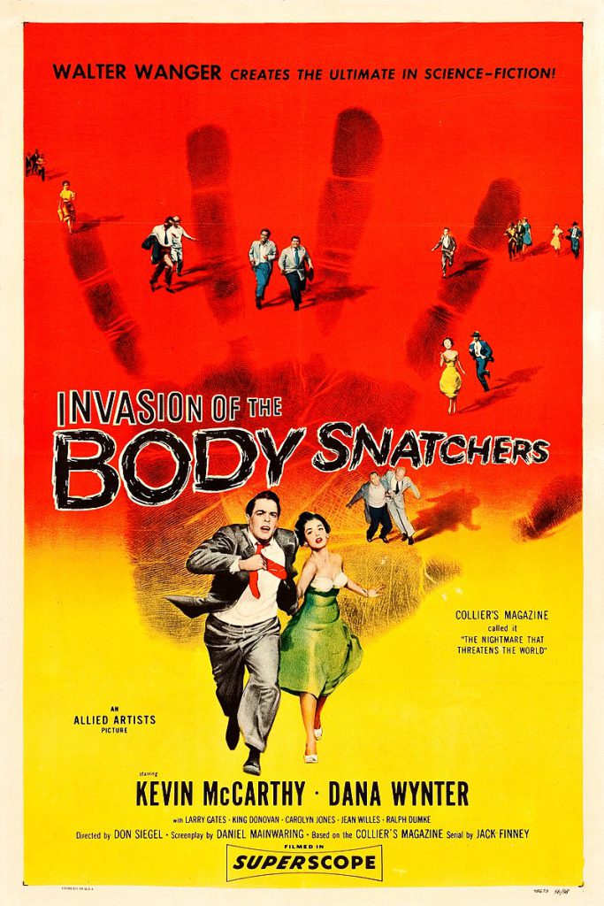 Movie poster for 1956's Invasion of the Body Snatchers