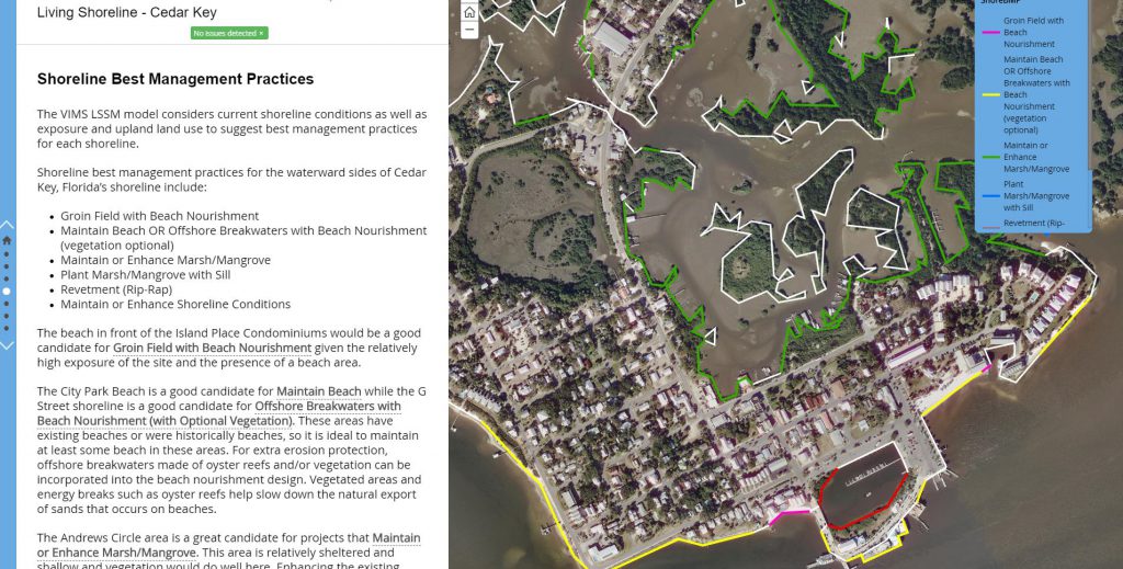 Living Shoreline Master Plan for Cedar Key UF/IFAS Nature Coast