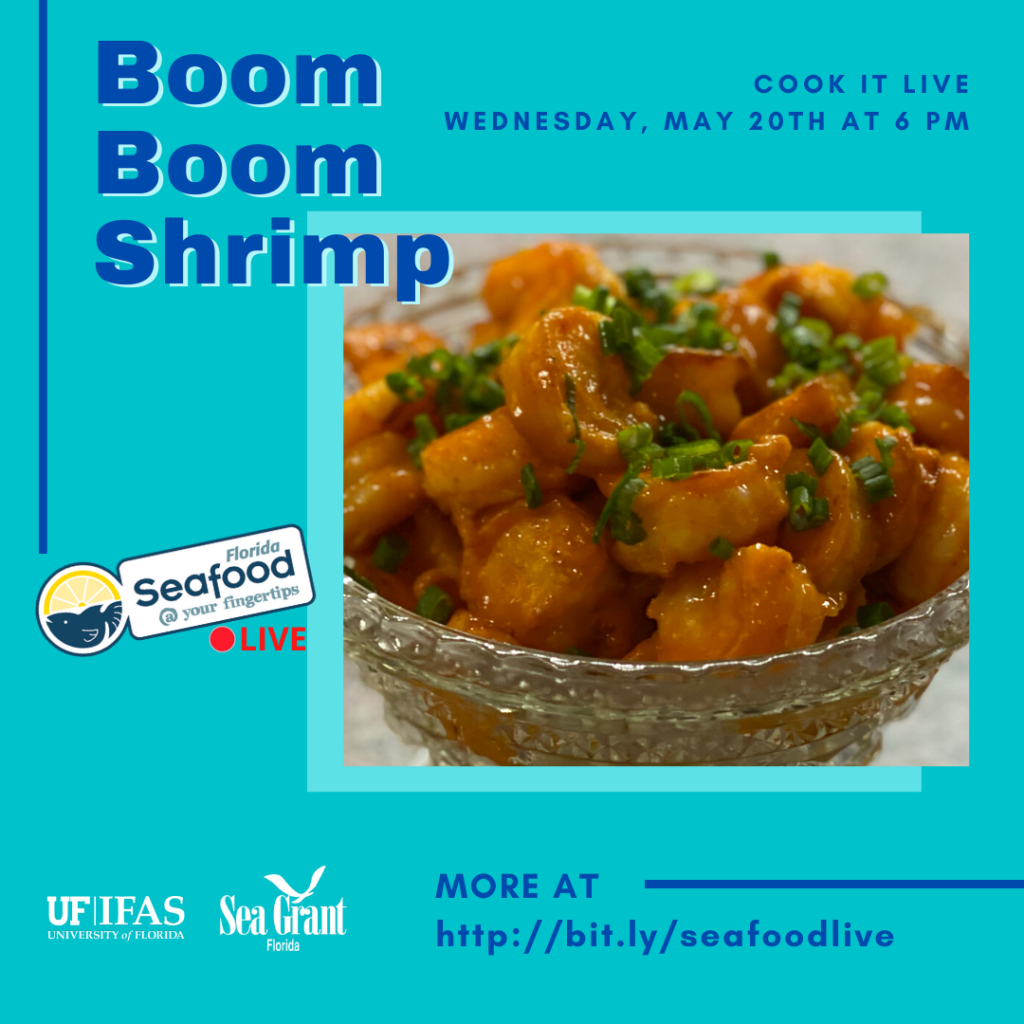 promotional photo for boom boom shrimp