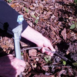 micro irrigation installing emitter