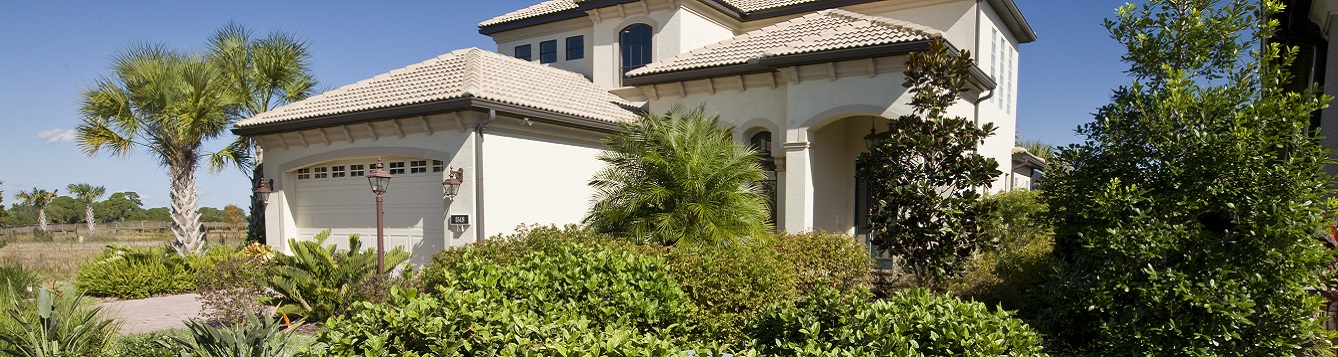 home with florida-friendly landscaping