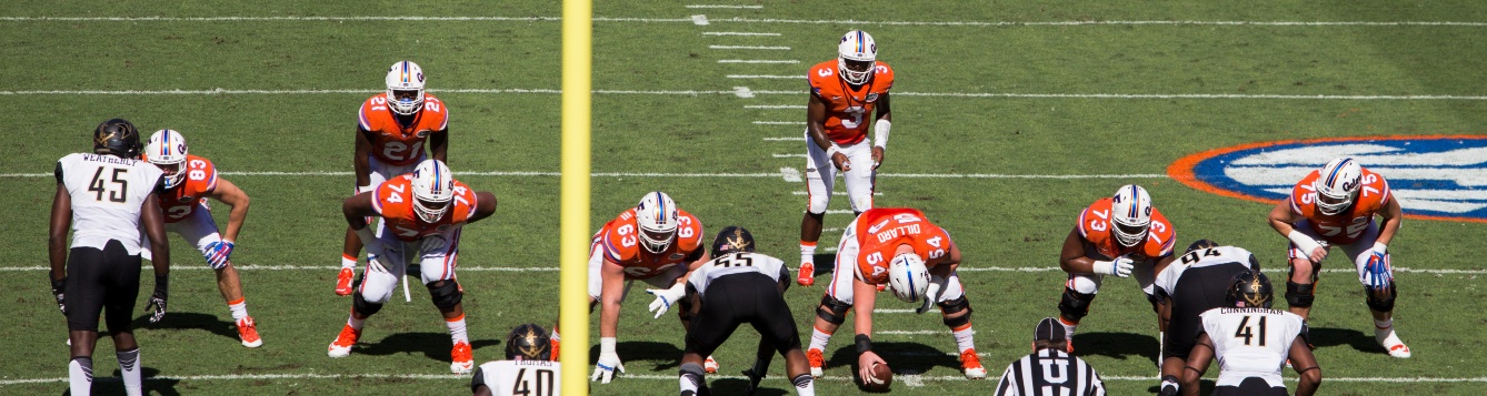 university of florida football team in action