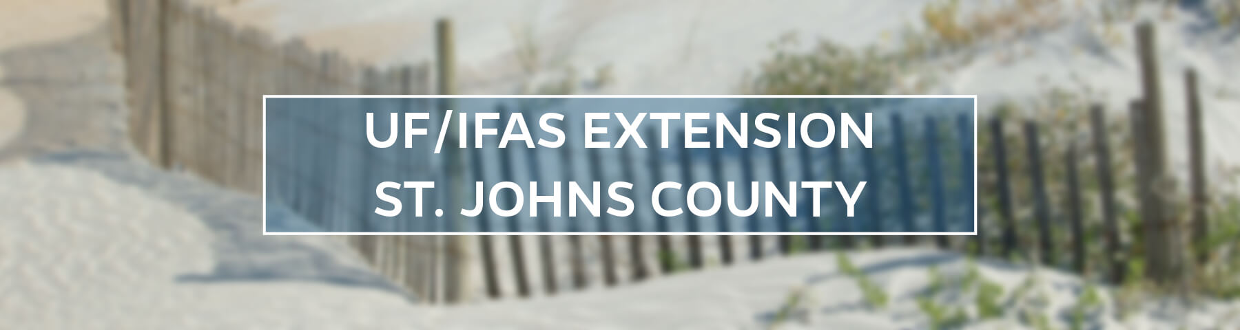 UF/IFAS Extension St. Johns County