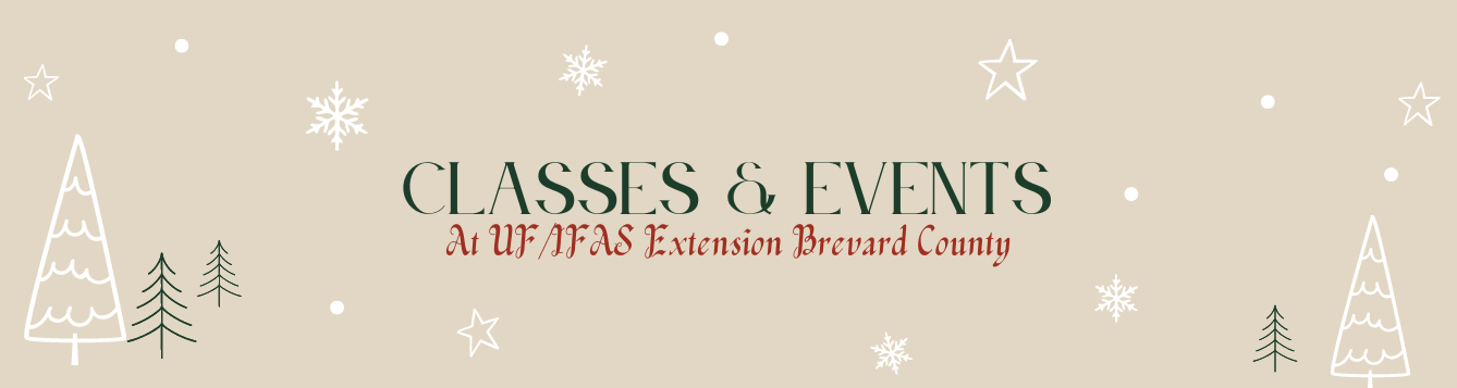 November And December 2023 Class List - UF/IFAS Extension Brevard County