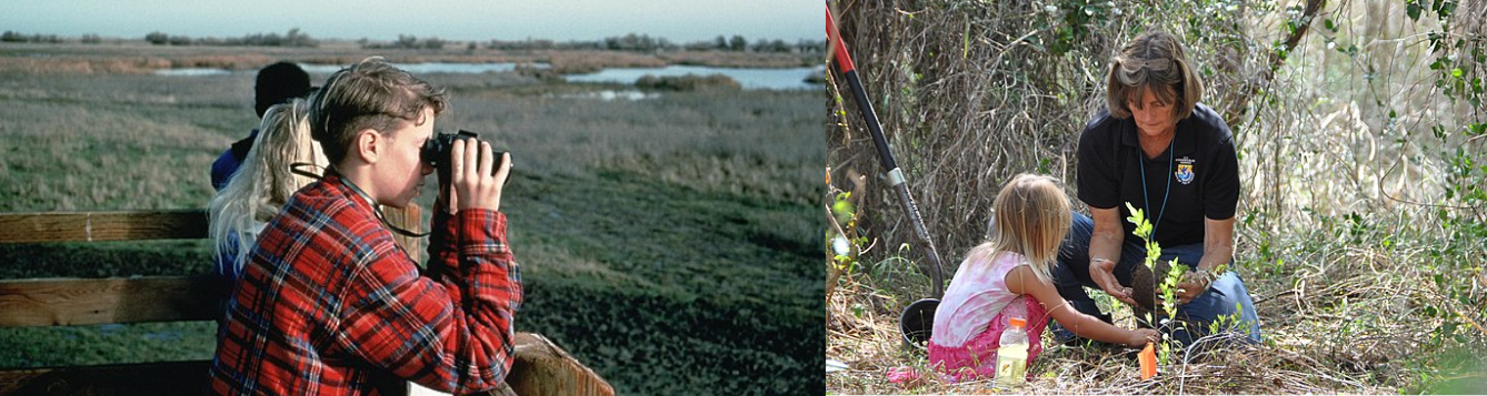 Children enjoying nature.
