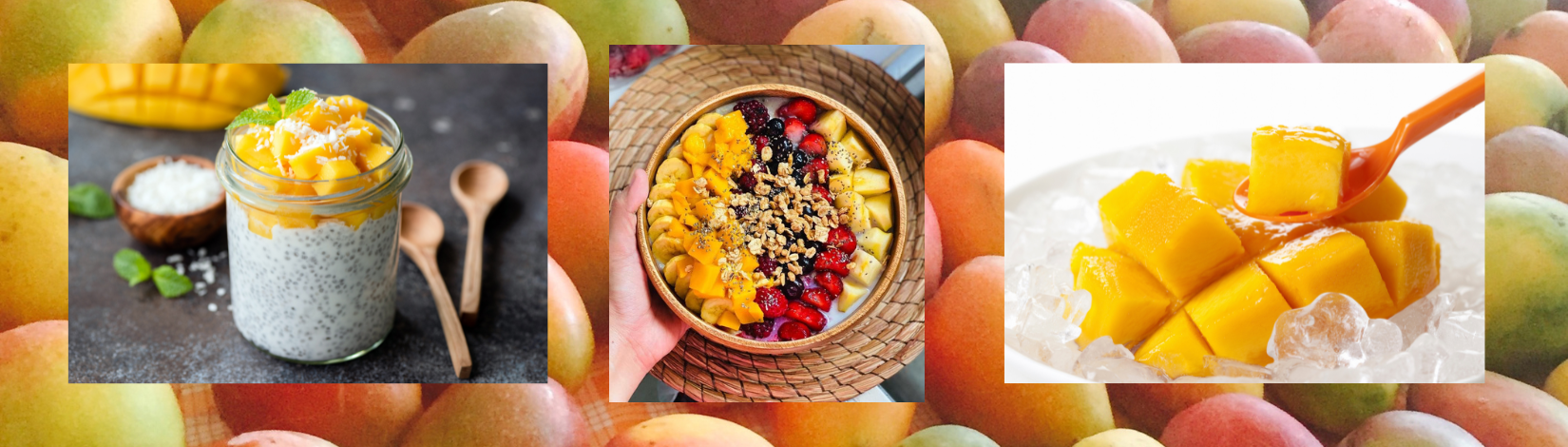 mango in different dishes