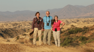 Ph.D. student Diego García-Olaechea, Dr. Scott Robinson and Dr. Bette Loiselle exploring areas for future research in northwestern Peru.