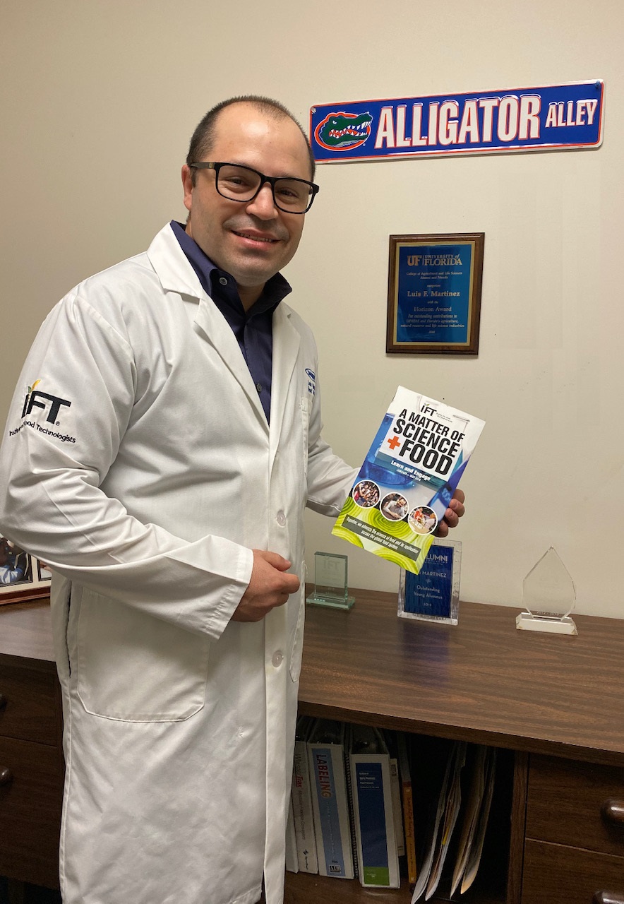 Q&A with food scientist and CALS alum, Luis Martinez UF/IFAS College