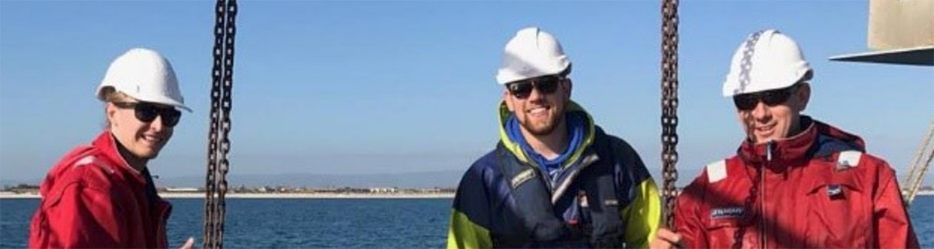 noah boldt on a boat in australia