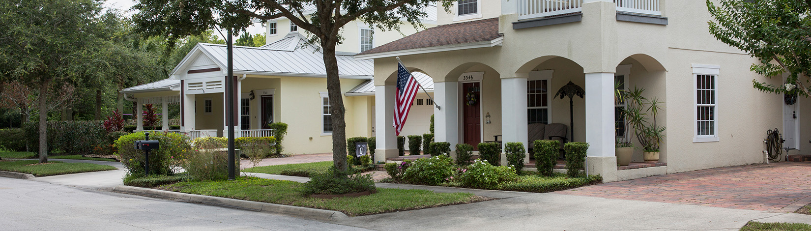 Homes in the Harmony development