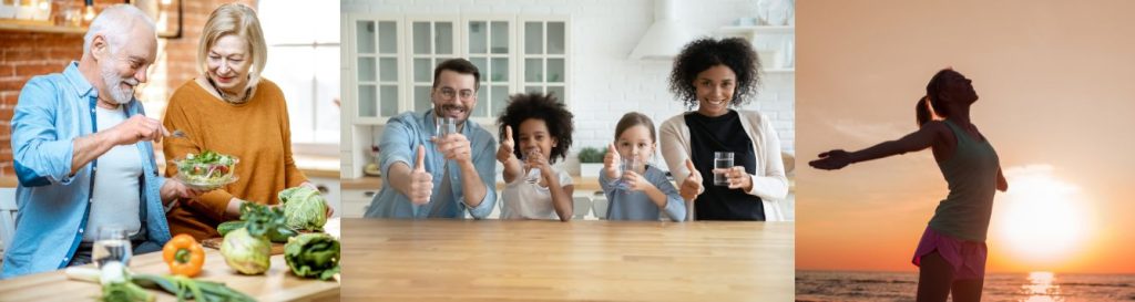 Holiday family collage