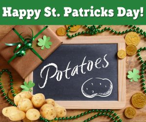 Homegrown Potatoes in Jacksonville, FL for St Patrick's Day