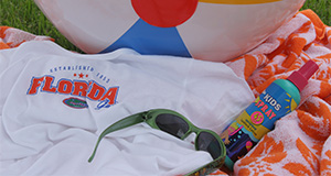 Whether people are in their backyards, on a day trip to the beach or enjoying one of Florida's wonderful recreation areas, IFAS Extension faculty recommend both adults and children wear sunscreen, dress appropriately and take advantage of shady spots. UF/IFAS Photo: Thomas Wright. UF/IFAS File Photo.