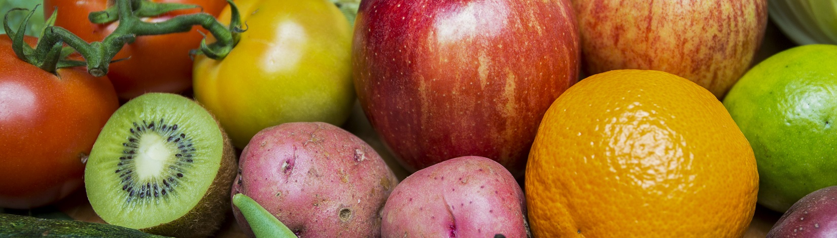 An assortment of fresh fruits and vegetables. Photo taken 03/18/16.
