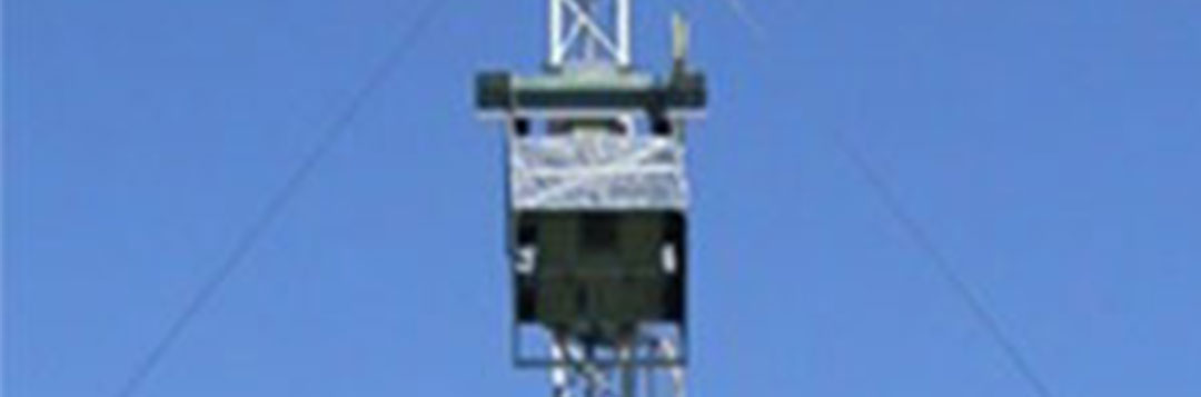 The University of Florida's C-band Microwave Radiometer system (UFCMR) Credit: J. Casanova, University of Florida