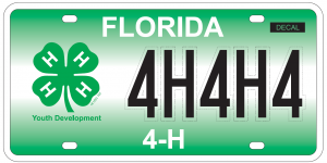 4-H license plate proof