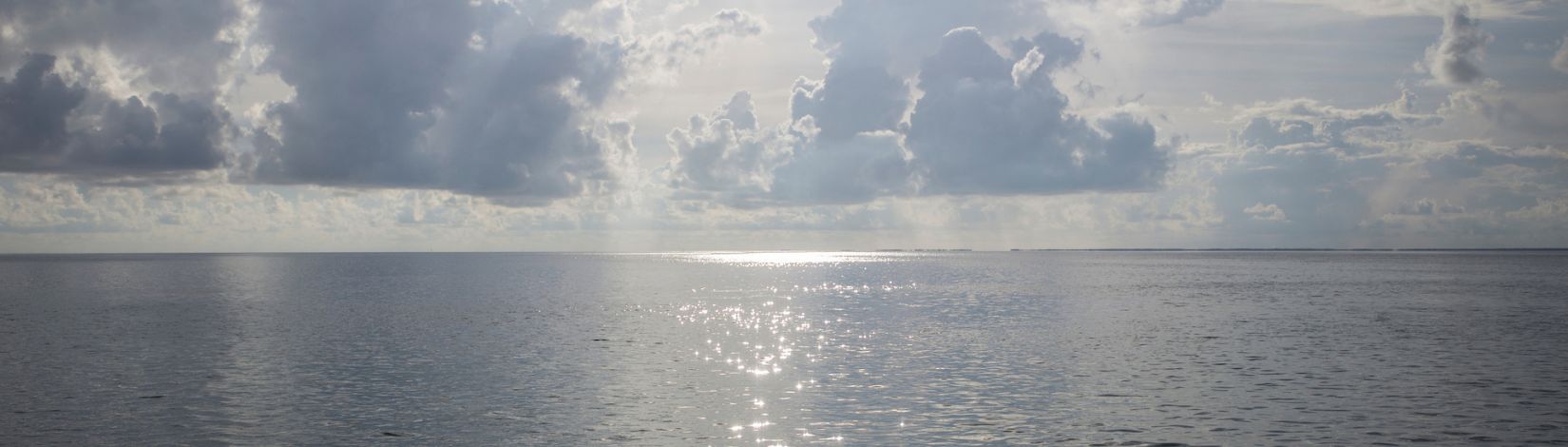 Biscayne Bay, south of Miami, Florida.