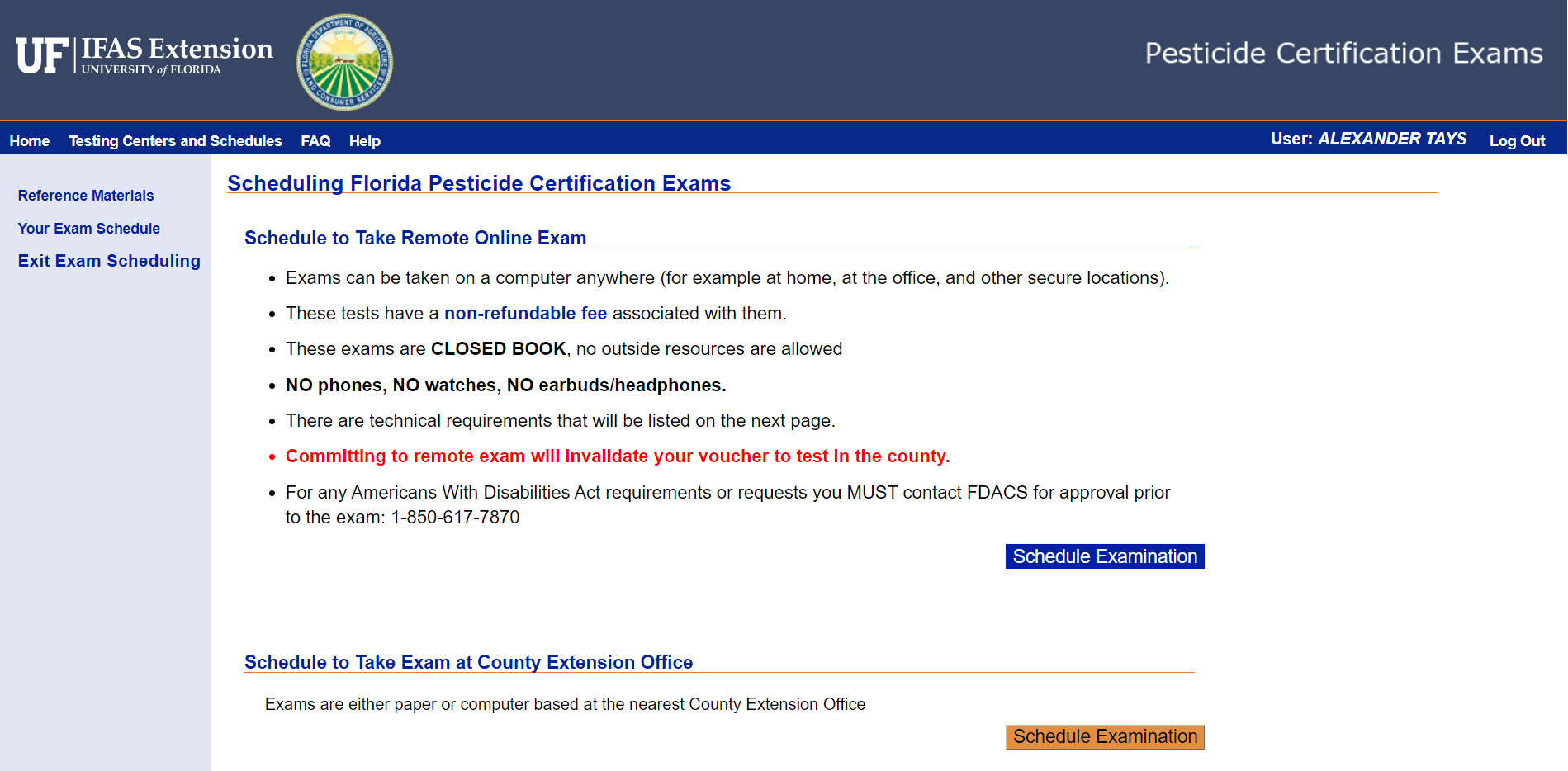 A Guide to Registering for Pesticide Exams (with pictures) - UF/IFAS ...