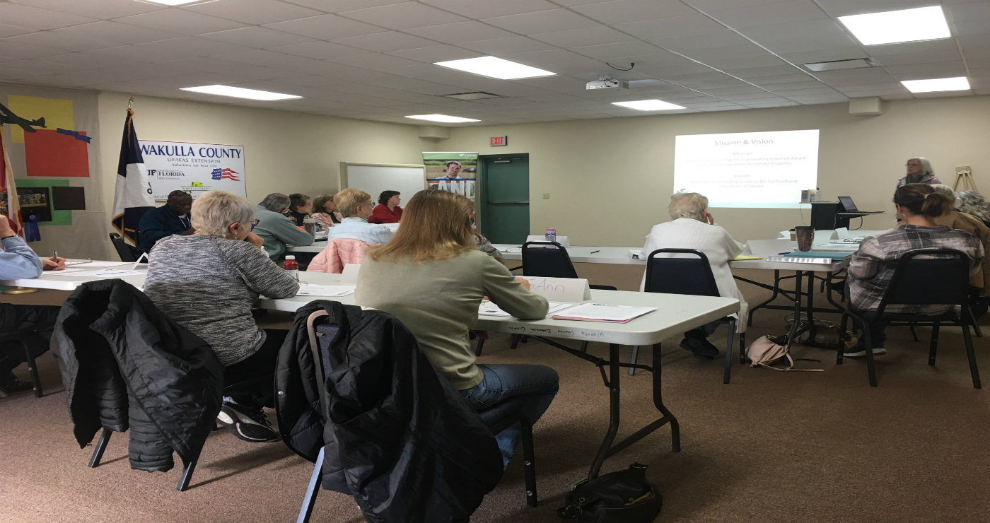 Master Gardener Volunteer class insert