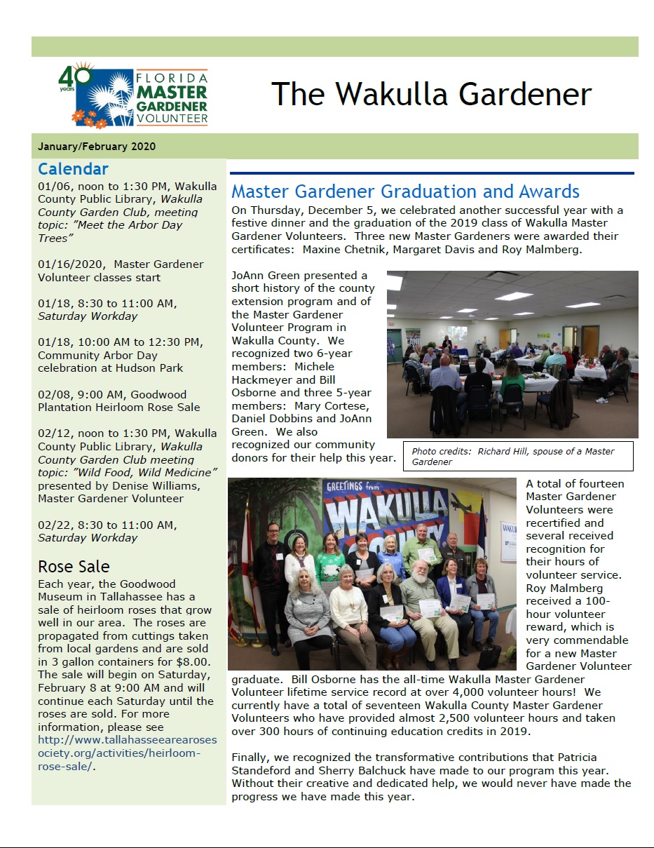 JanFeb Newsletter 2020 p1