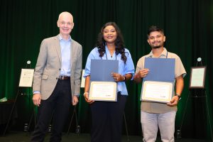 Food and Resource Economics Graduate Students Faith Aiya and Prabin Adhikari receive award for first place in AAEA Case Study Competition.