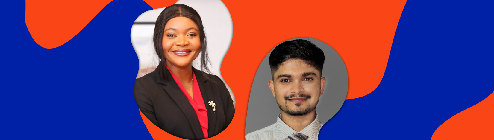 Food and Resource Economics Graduate Students Faith Aiya and Prabin Adhikari