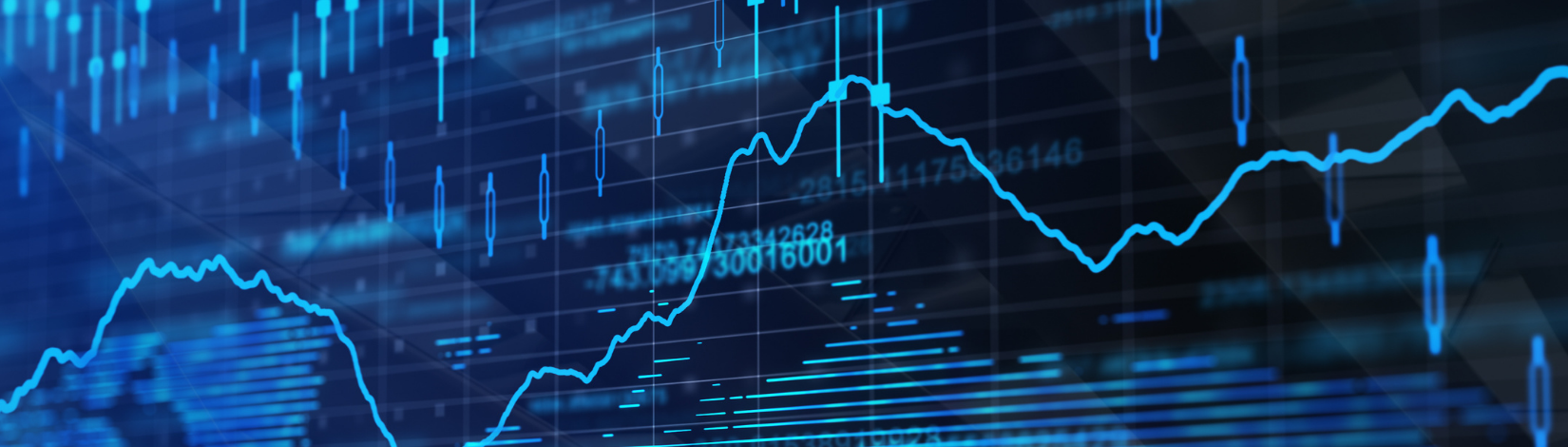 Data Analytics on a computer screen with global map in background