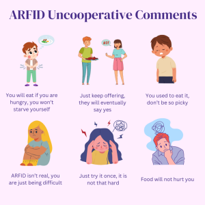 ARFID uncooperative comments