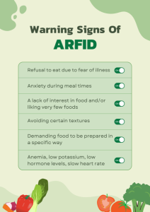 Warning signs of ARFID | Food Science and Human Nutrition UF/IFAS