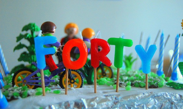 forty birthday cake