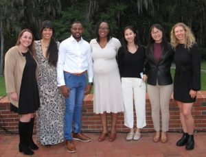 The Preventigators team smiles at the AI Days award ceremony.