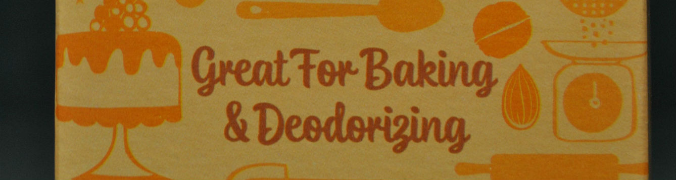 label on box of baking soda