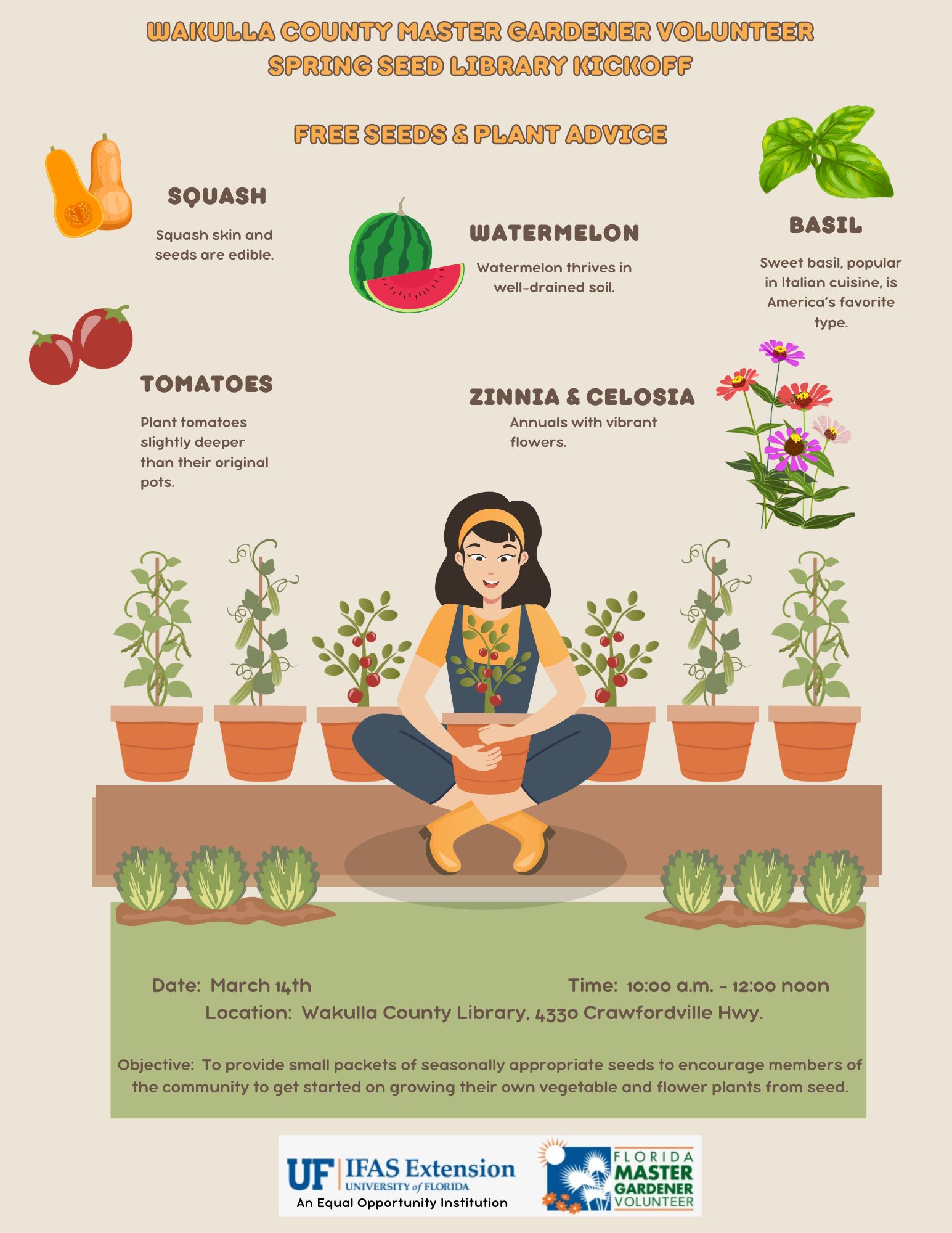 Wakulla County Master Gardener Volunteer Seed Library