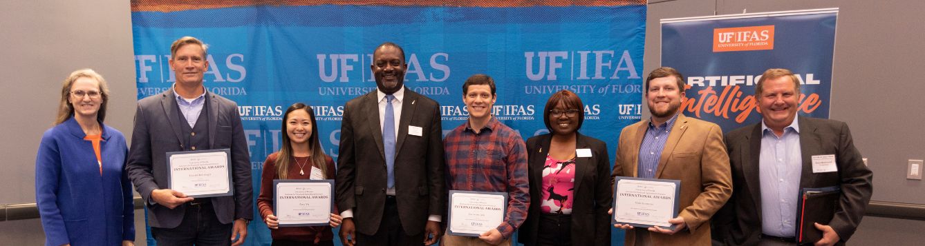 UF IFAS International Awards winners and presenters