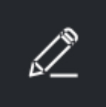 Pencil with a line indicating the highlight tool.