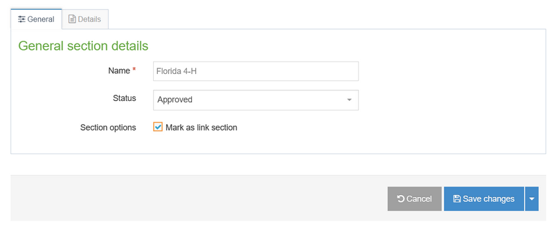 Florida 4-H link section