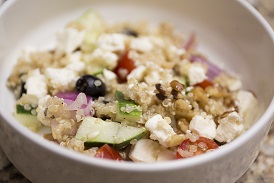 Bowl of Quinoa Salad, UF/IFAS Photo by Camila Guillen