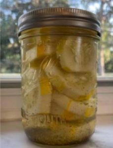 "Quickles" are quick dill pickles in a jar. Photo by Elizabeth Fojtik