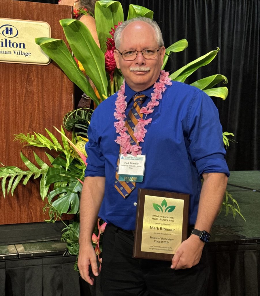 University of Florida Fresh Fruit Expert Honored Twice UF/IFAS Indian