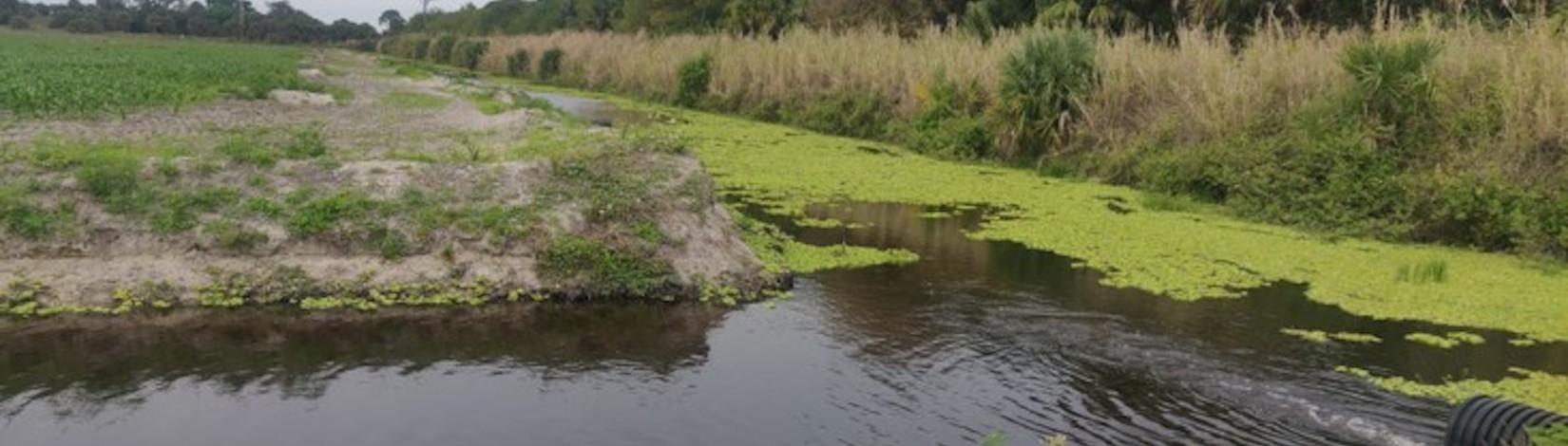 Canal for irrigation