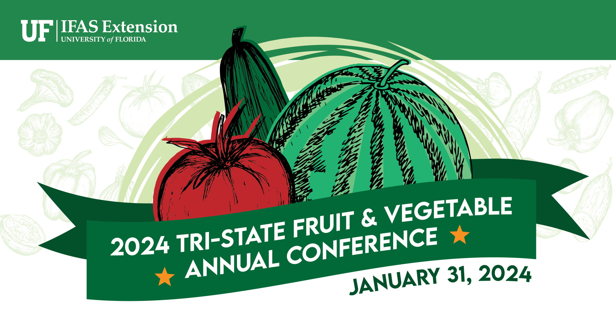 2024 Tri State Fruit Vegetable Annual Conference UF IFAS Extension   JacksonCo 2024 Tri State Fruit Amp Vegetable Conference Event Logo And Marketing Materials Banners FB 2048x1072 